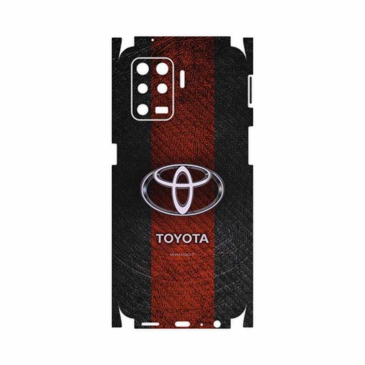 برچسب پوششی ماهوت مدل TOYOTA-Logo-FullSkin مناسب برای گوشی موبایل اپو A94 4G MAHOOT TOYOTA-Logo-FullSkin Cover Sticker for Oppo A94 4G